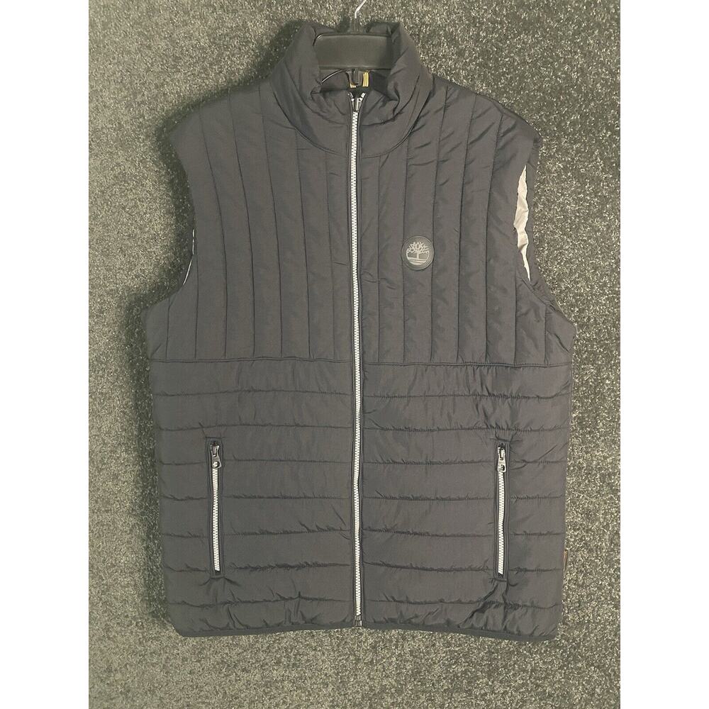 Timberland Puffer Vest Mens XL Black Cold Weather Outdoor